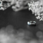 オーダーメイド/プラチナ ベビーリング　6月誕生石ロイヤルブルームーンストーン